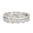 Sterling Silver Cubic Zirconia Stacking Rings