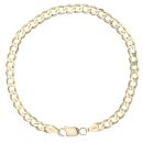 9ct Yellow Gold Curb Bracelet 9"