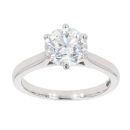 18ct White Gold 2.02ct Diamond Solitaire Ring