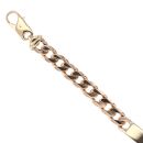 9ct Yellow Gold ID Curb Bracelet 8.5"