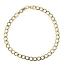 9ct Yellow Gold Curb Bracelet 8.5"