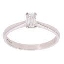 Platinum 0.50ct Diamond Solitaire Ring