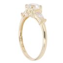 14ct Yellow Gold Cubic Zirconia Ring