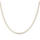 9ct Yellow Gold Double Curb Chain 18"