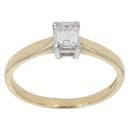 18ct Yellow Gold 0.45ct Diamond Solitaire Ring