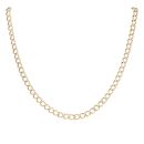 9ct Yellow Gold Curb Chain 22"