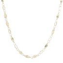 14ct Yellow Gold Greek Key Fancy Chain 22"