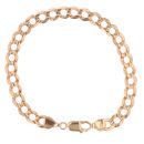 9ct Yellow Gold Curb Bracelet 9"