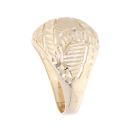 14ct Yellow Gold Patterned Fancy Ring