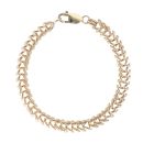 9ct Yellow Gold Fancy Bracelet 8"