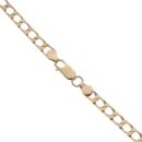 9ct Yellow Gold Square Curb Chain 20"