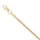 14ct Yellow Gold Herringbone Bracelet 7"