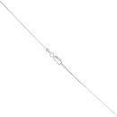 18ct White Gold 0.35ct Brilliant Cut Diamond Solitaire Pendant And Chain 16"