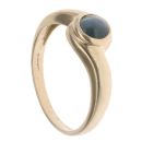 9ct Yellow Gold Cabochon Cats Eye Single Stone Ring