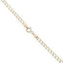 9ct Yellow Gold Curb Chain 18"