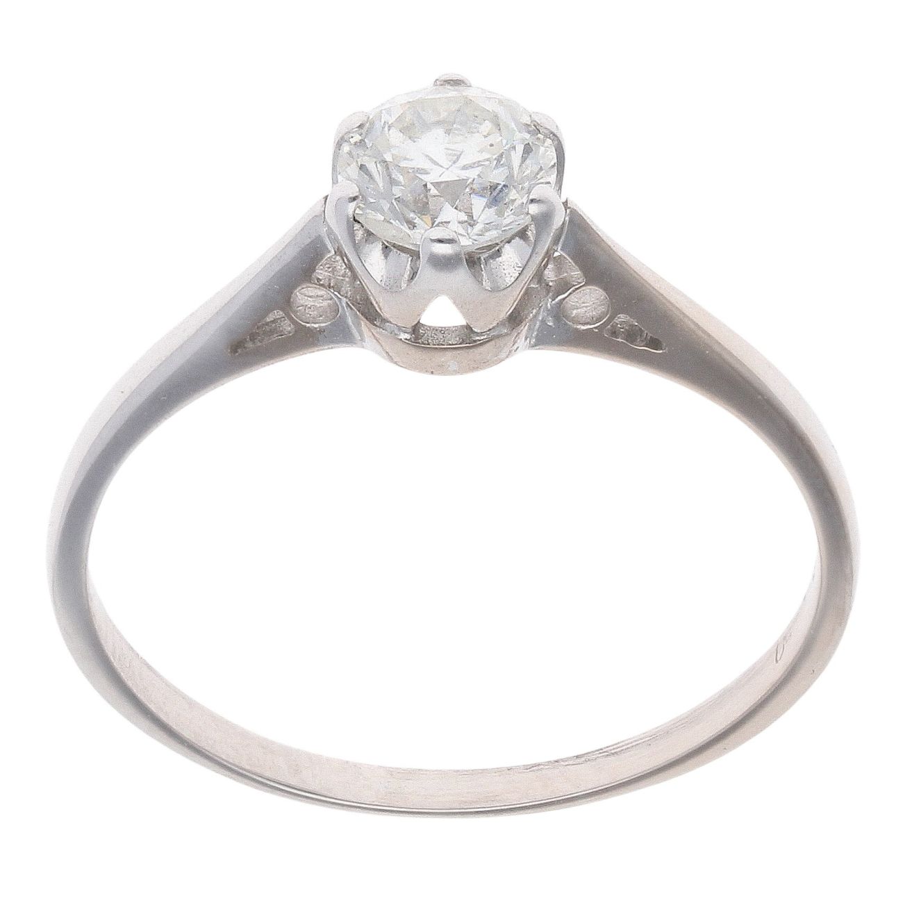 18ct White Gold 0.50ct Diamond Solitaire Ring