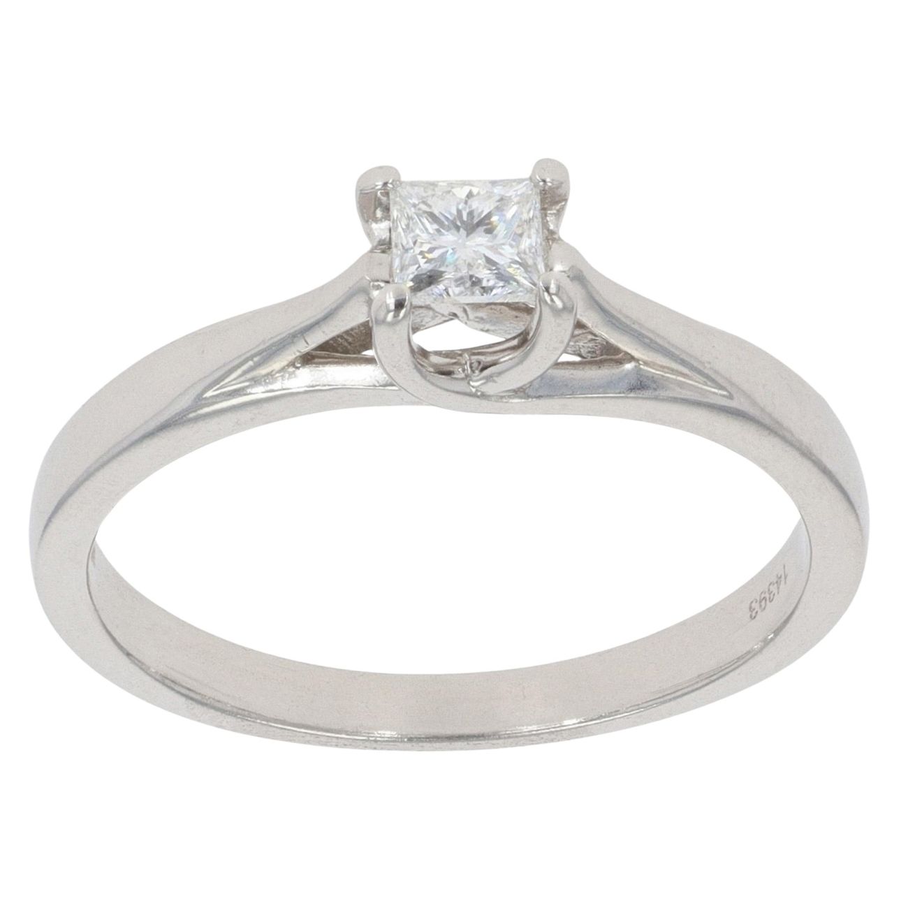 18ct White Gold 0.25ct Diamond Solitaire Ring
