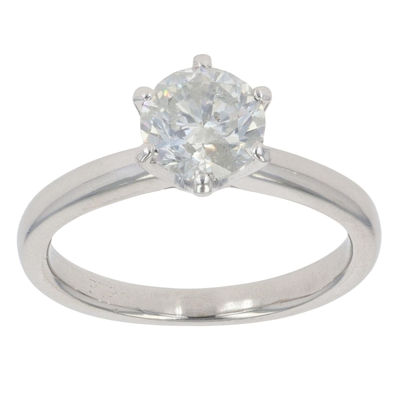 Platinum 1.00ct Brilliant Cut Diamond Solitaire Ring