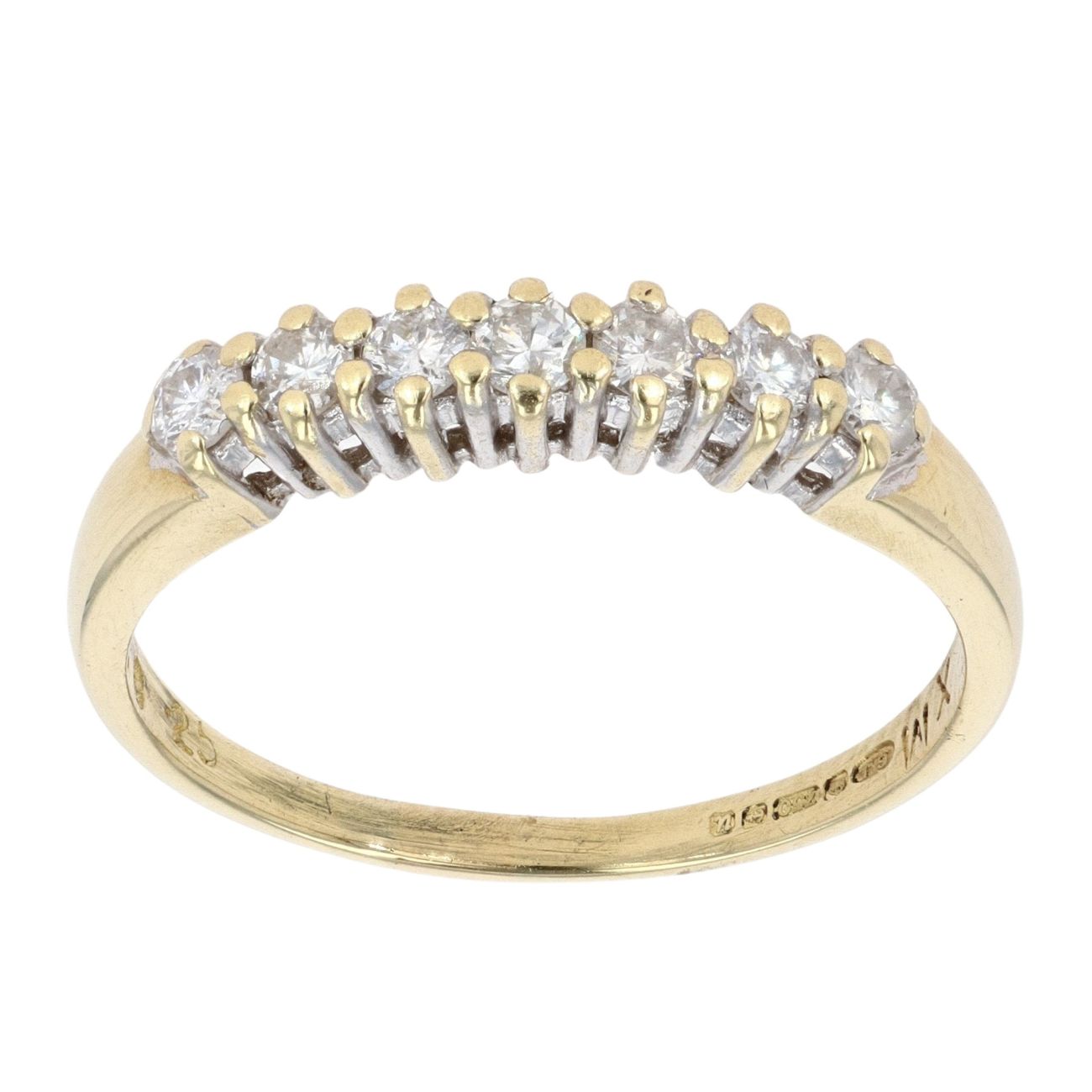 18ct Yellow Gold 0.25ct Diamond Eternity Ring