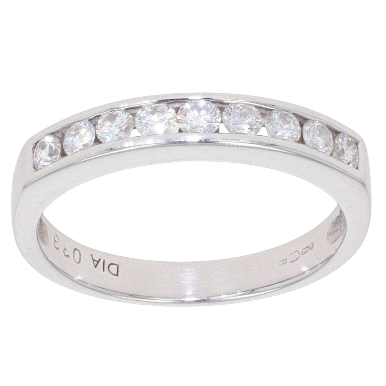 18ct White Gold 0.33ct Diamond Eternity Ring