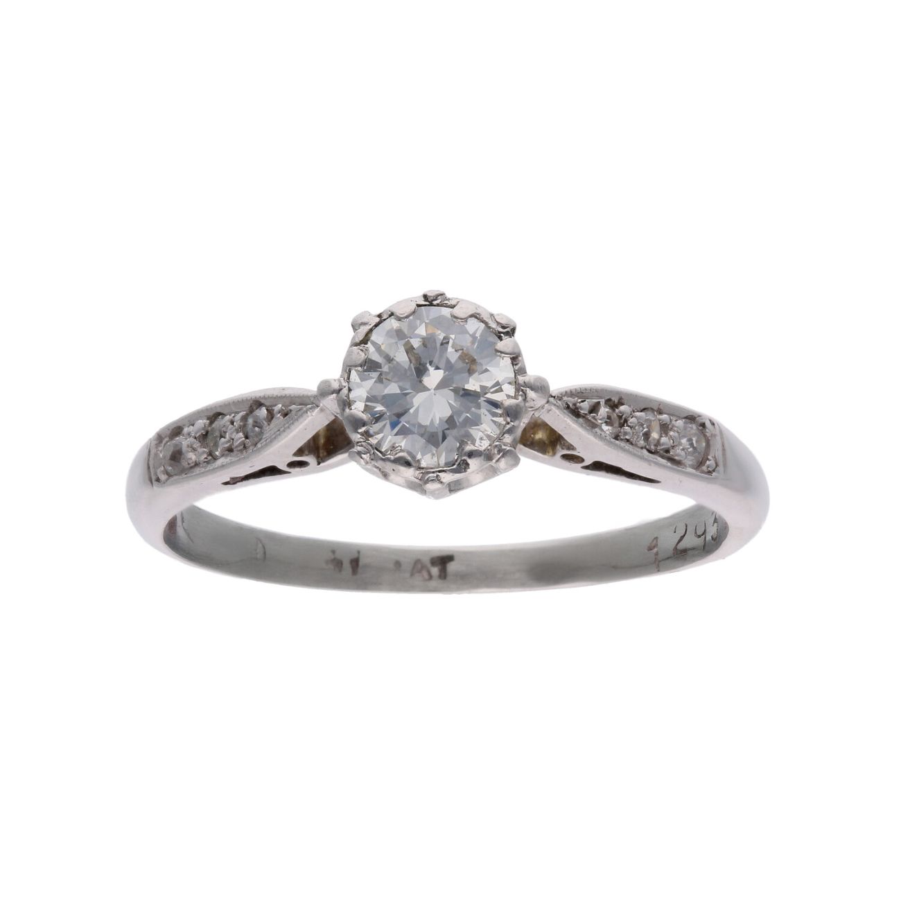9ct Yellow Gold 0.56cts Diamond Solitaire Ring