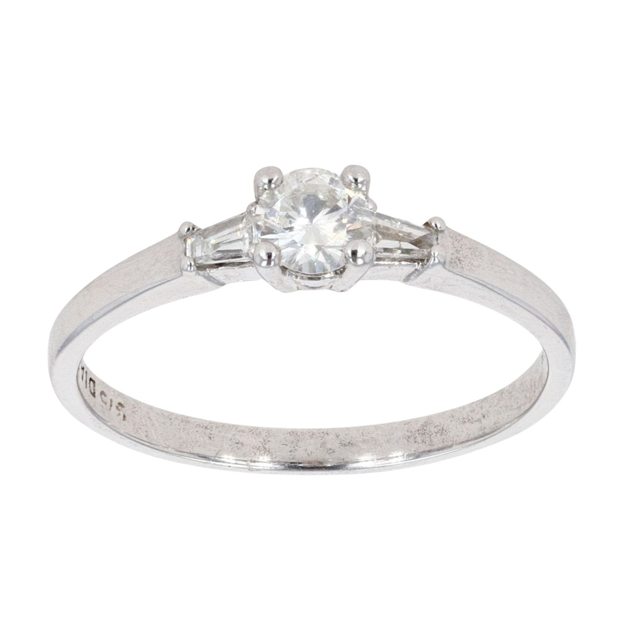 9ct White Gold 0.33ct Diamond Solitaire Ring