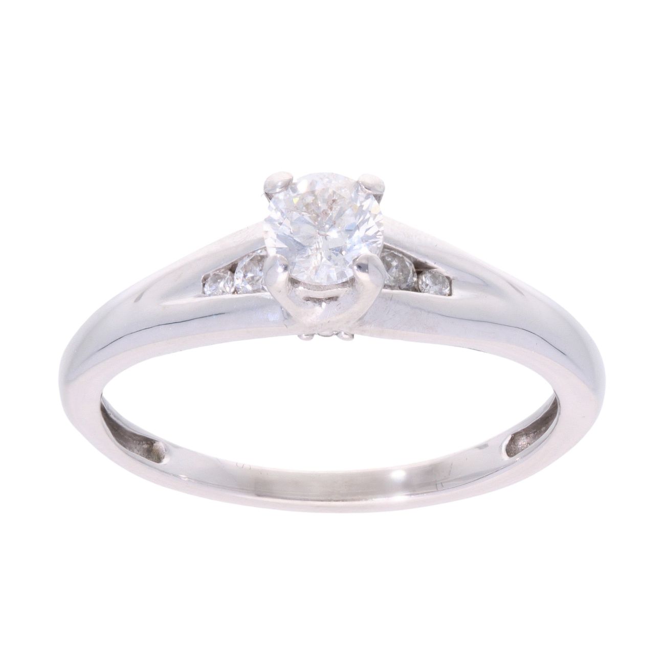 9ct White Gold 0.50ct Diamond Solitaire Ring