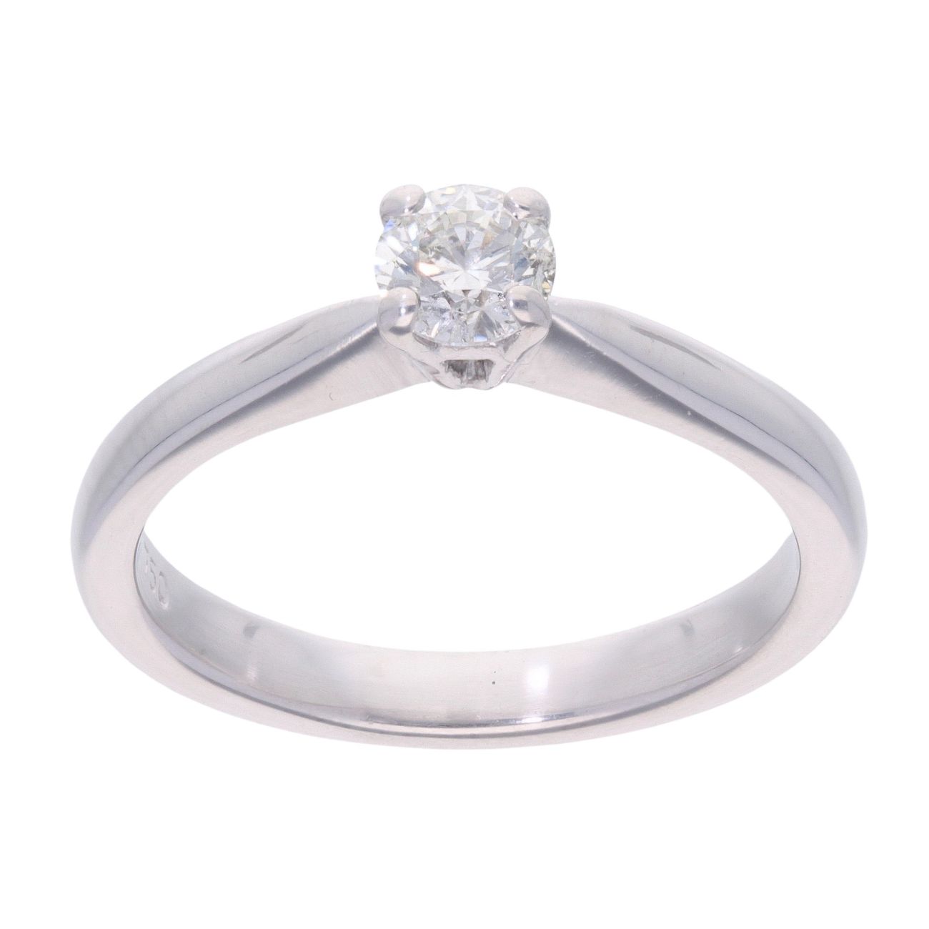 18ct White Gold 0.33ct Diamond Solitaire Ring