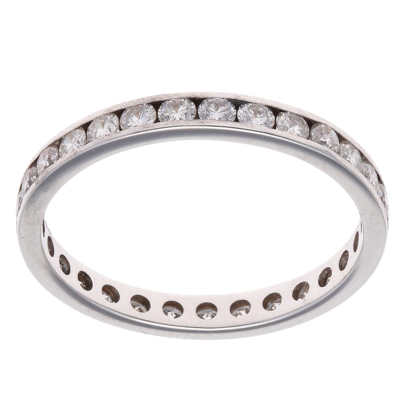 18ct White Gold 1.00ct Diamond Eternity Ring