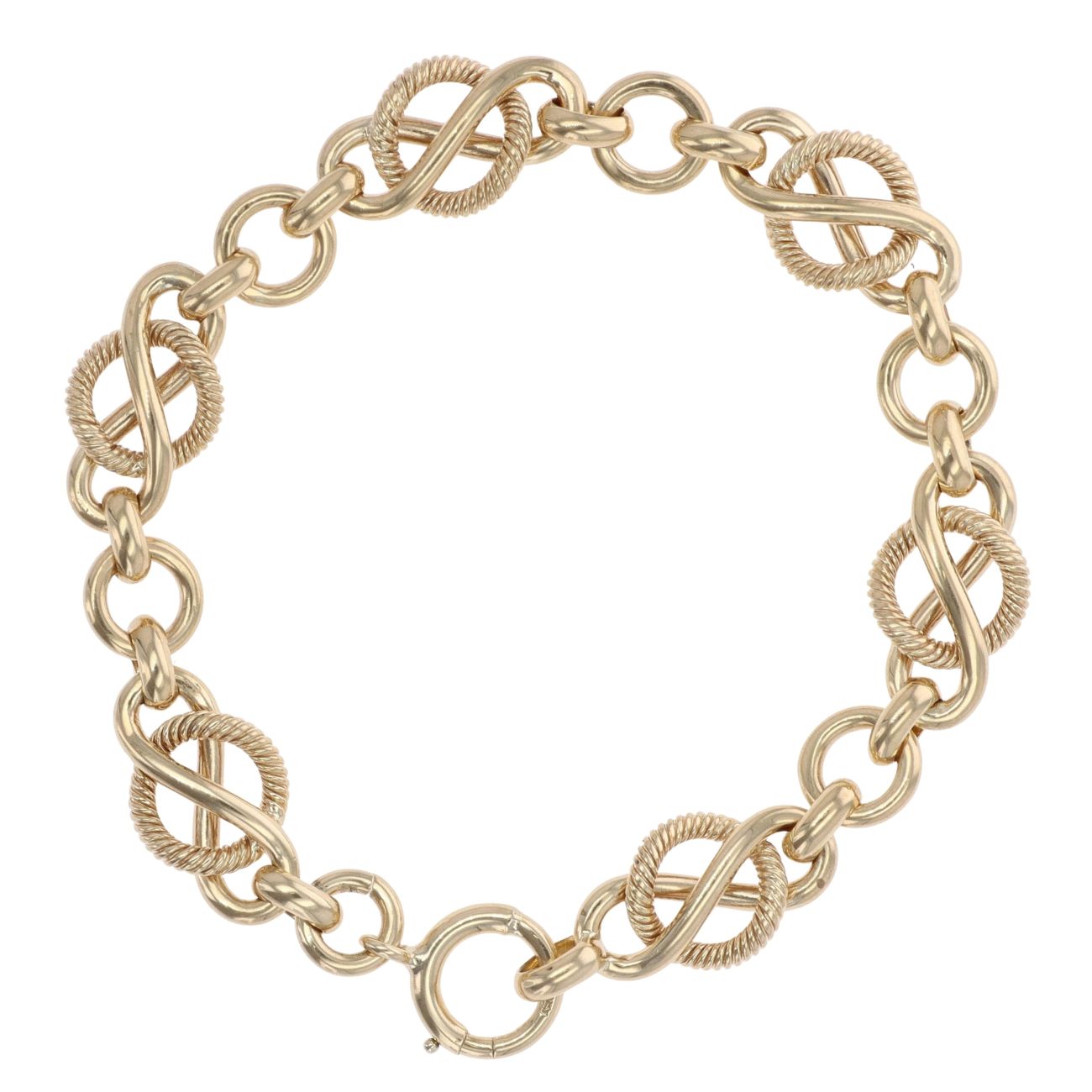 9ct Yellow Gold Fancy Celtic Bracelet 8