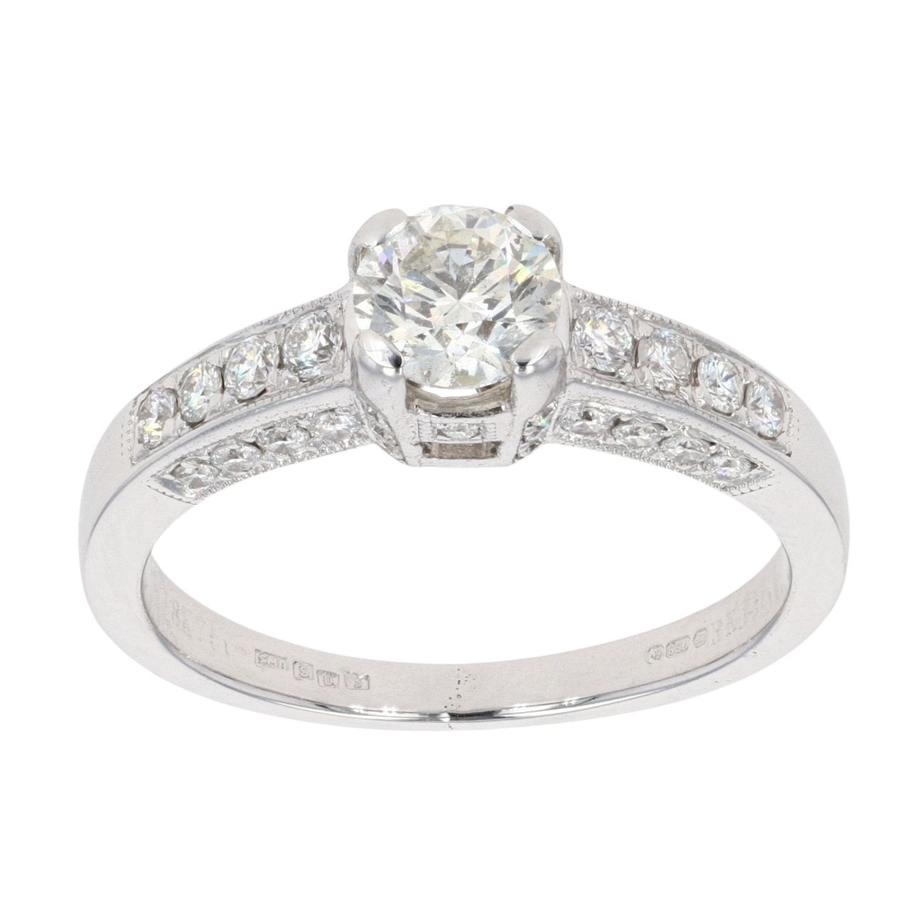 18ct White Gold 1.00ct Diamond Solitaire Ring