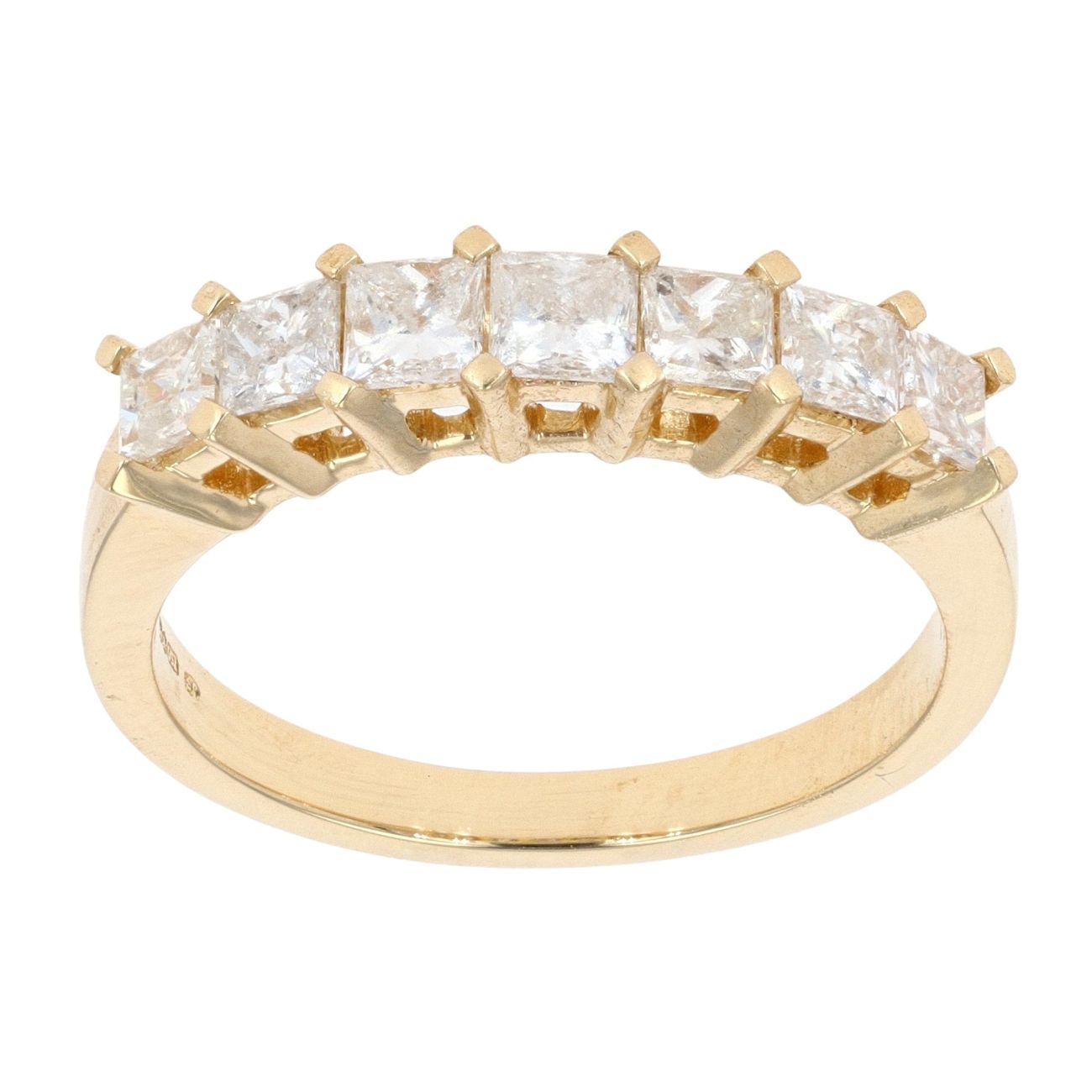 18ct Yellow Gold Diamond Eternity Ring by Anya Belle