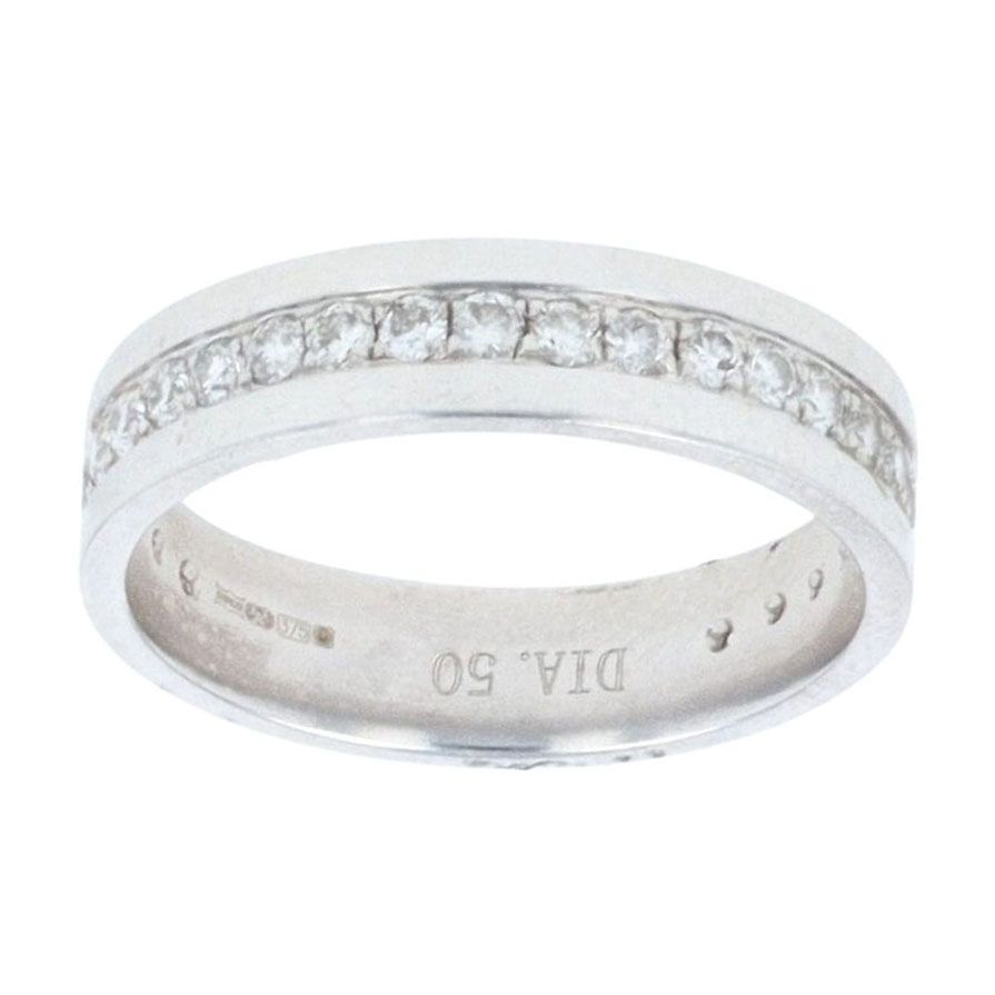 9ct White Gold 0.50ct Diamond Eternity Ring