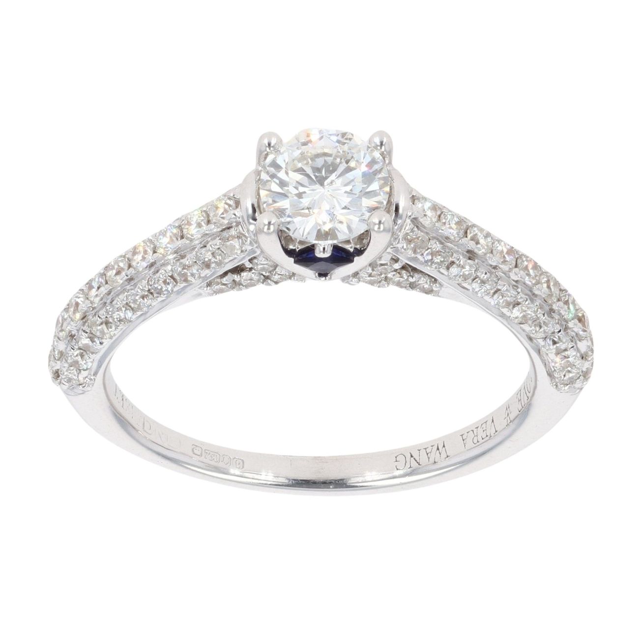 Vera Wang 18ct White Gold 1.00ct Brilliant Cut Diamond Vera Wang Solitaire Ring