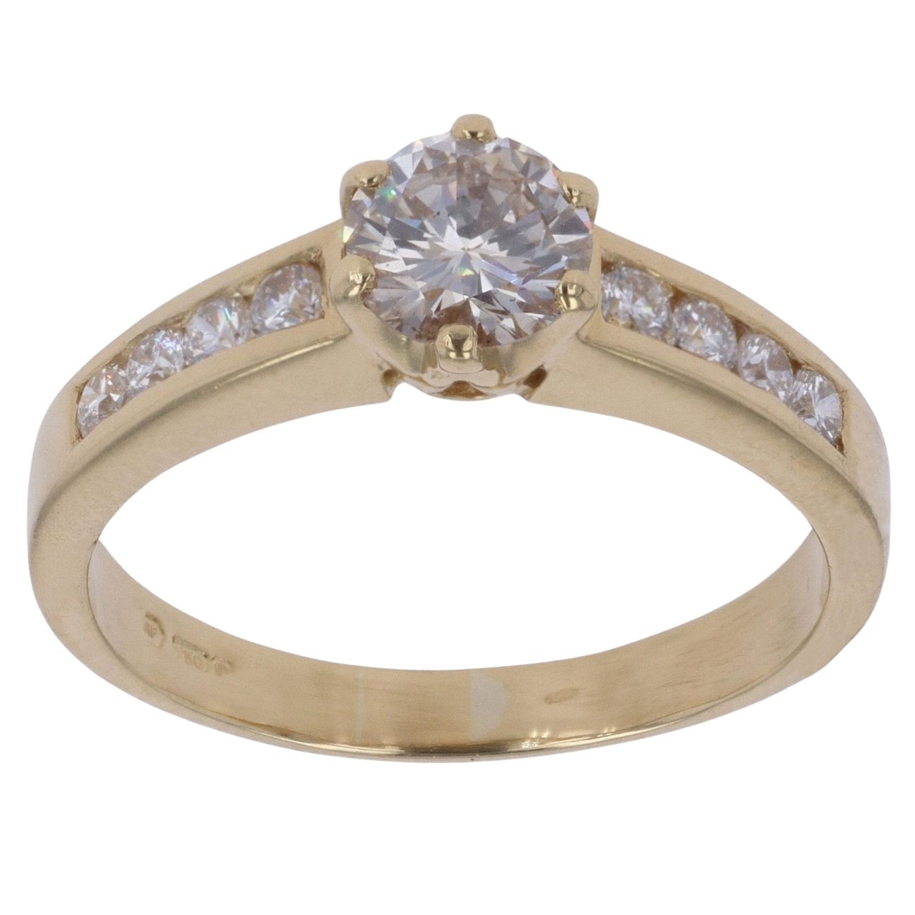 18ct Yellow Gold 1.15ct Brilliant Cut Diamond Solitaire Ring