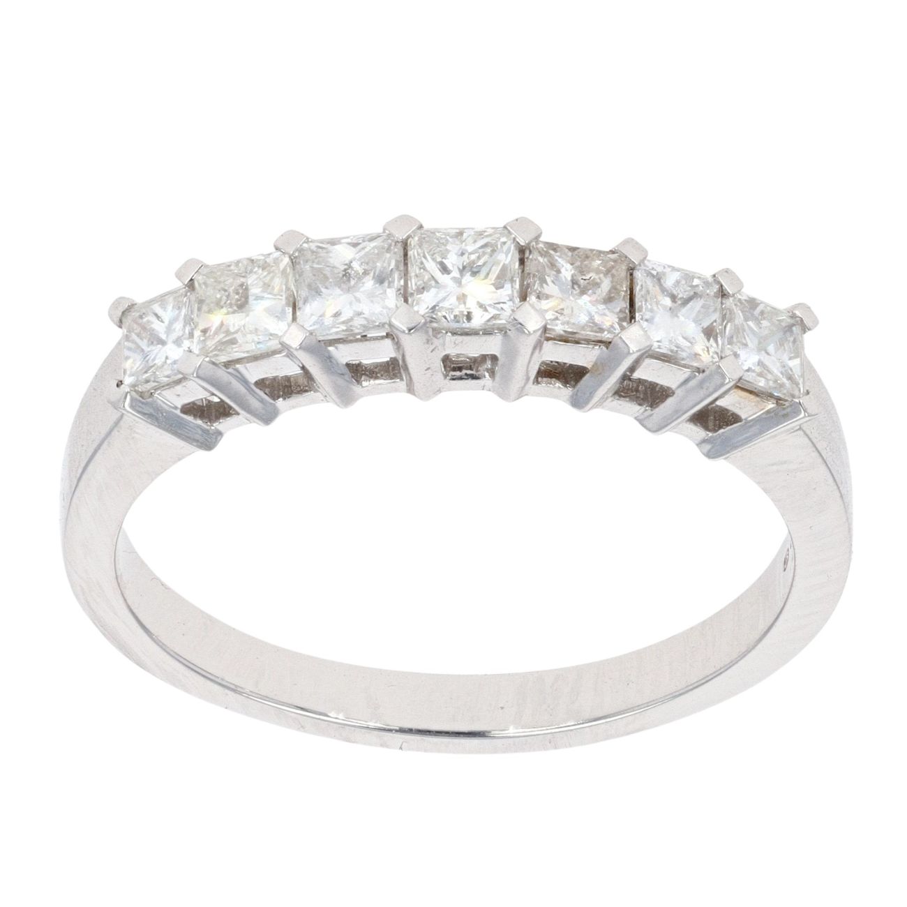18ct White Gold Diamond Eternity Ring by Anya Belle