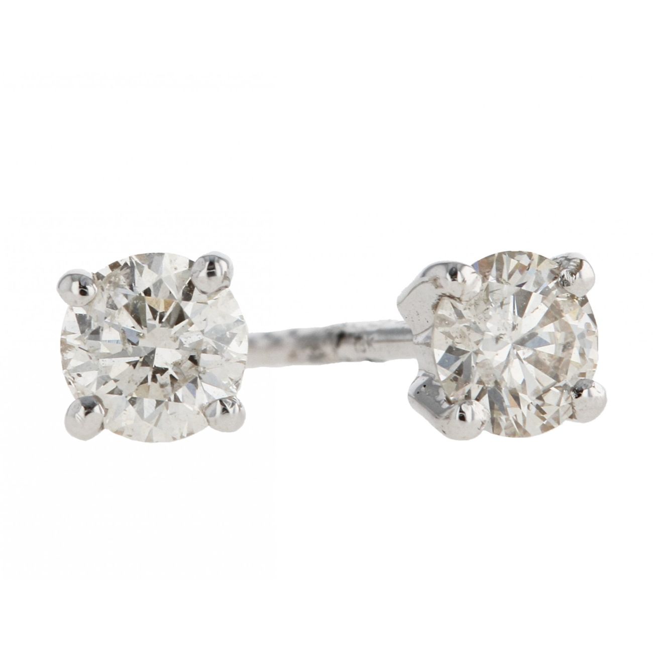 18ct White Gold 0.47ct Diamond Stud Earrings