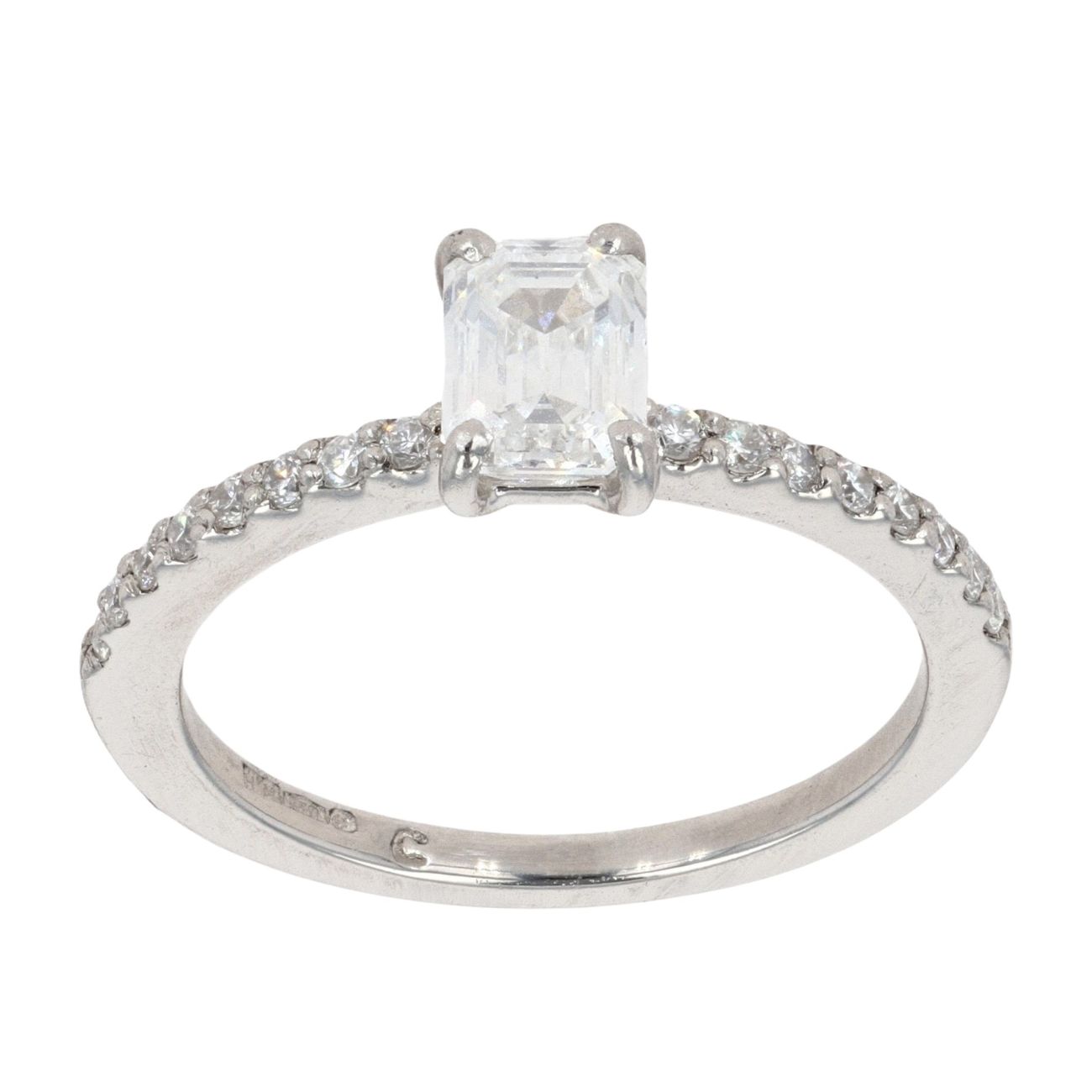 Platinum 0.75ct Diamond Solitaire Ring