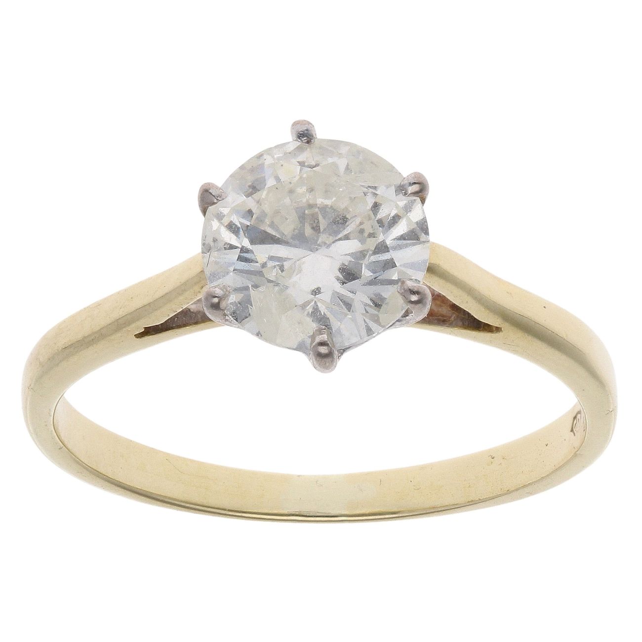 18ct Yellow Gold 1.50ct Diamond Solitaire Ring