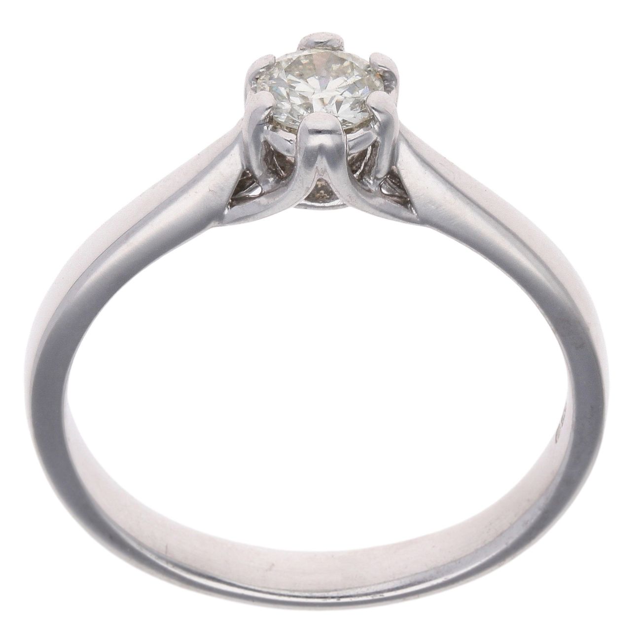 18ct White Gold 0.33ct Diamond Solitaire Ring
