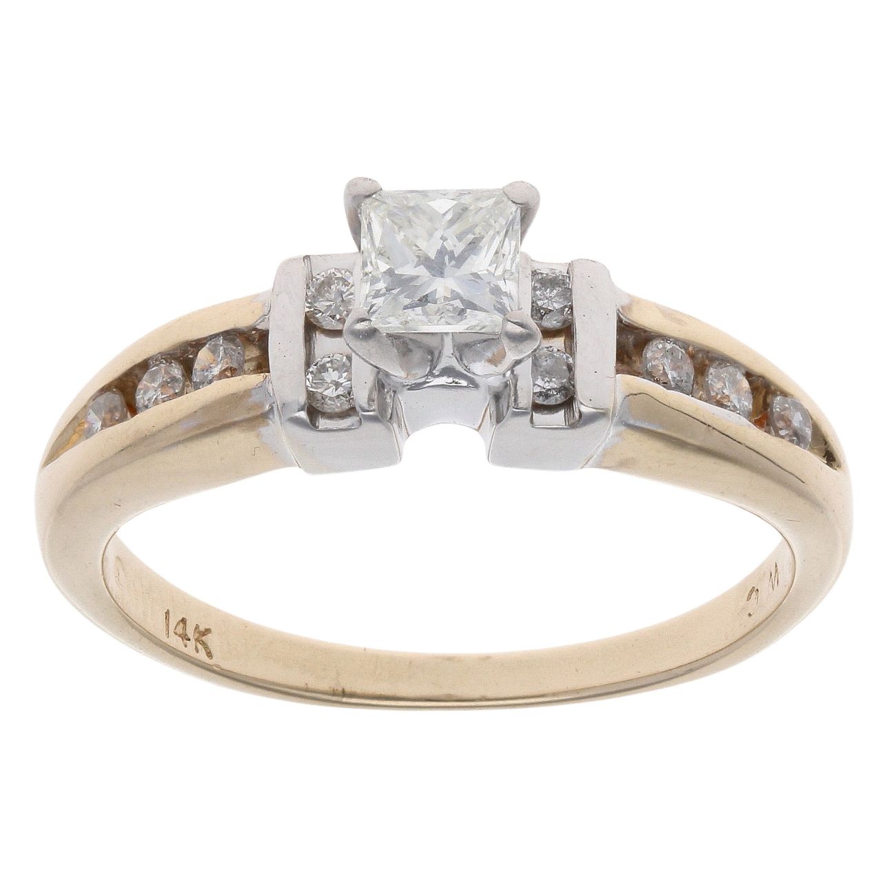 14ct Yellow Gold 0.45ct Diamond Solitaire Ring