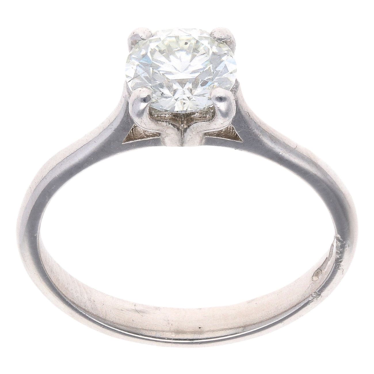 Platinum 1.00ct Diamond Solitaire Ring