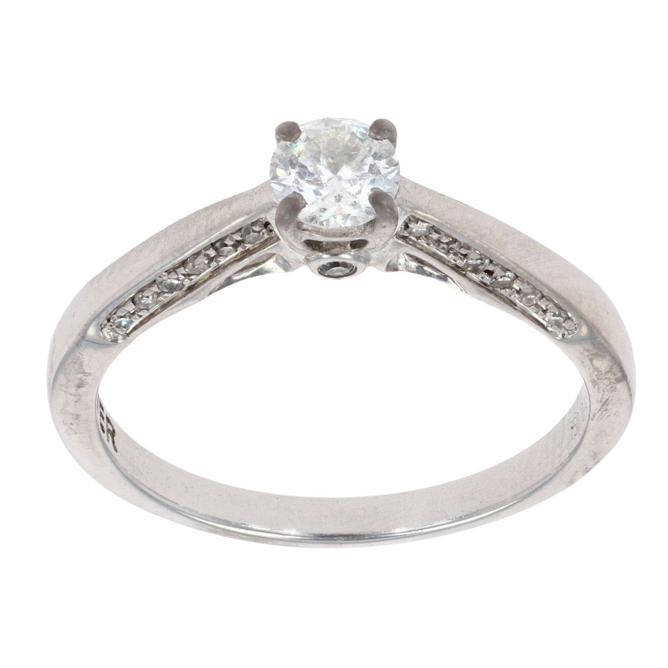 18ct White Gold 0.40ct Diamond Solitaire Ring