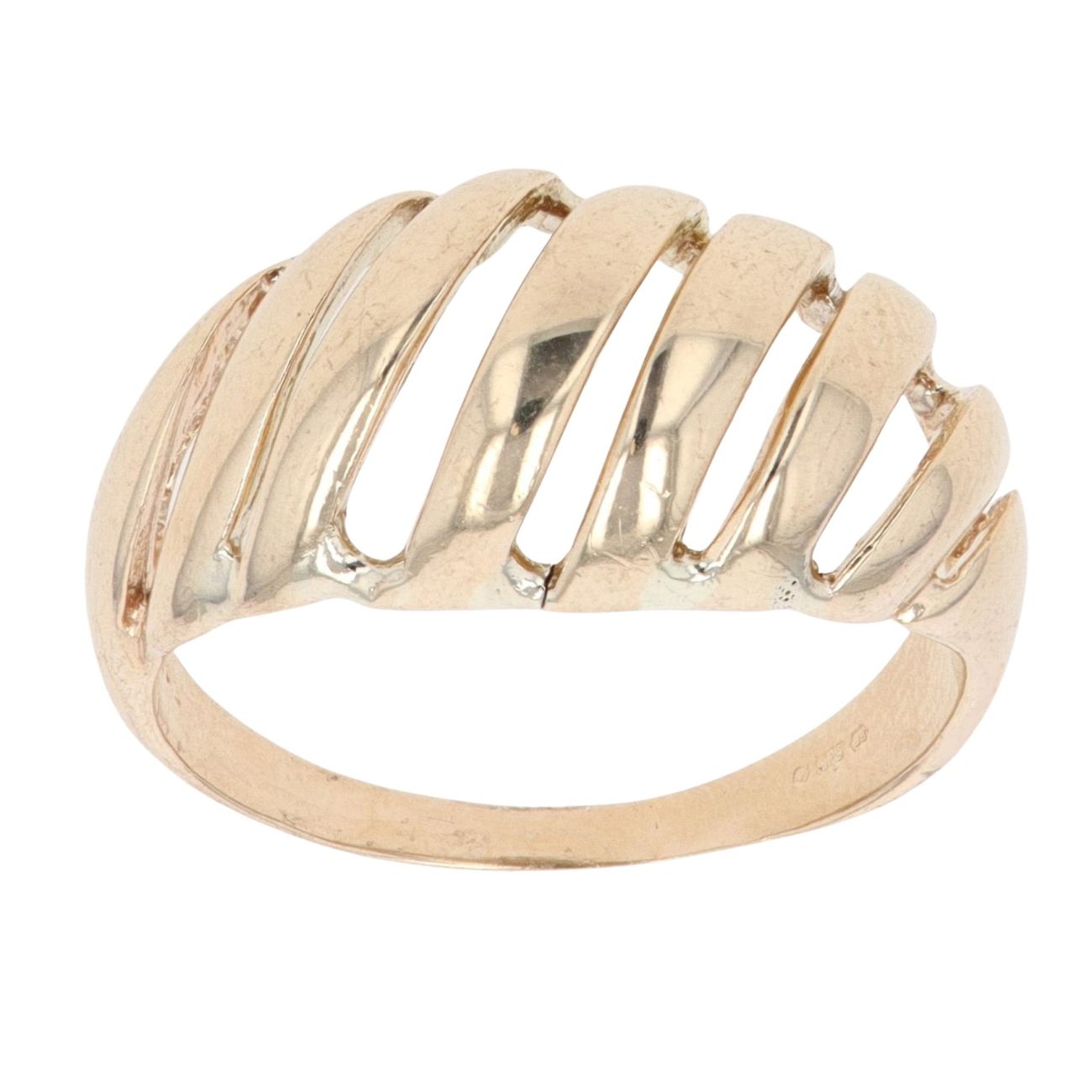 14ct Yellow Gold Open Work Fancy Ring