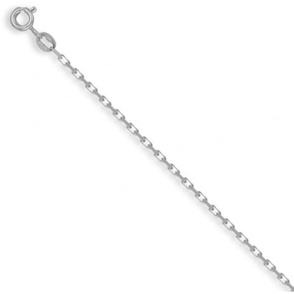 Mint Of London 925 Silver Diamond Cut Cable Chain