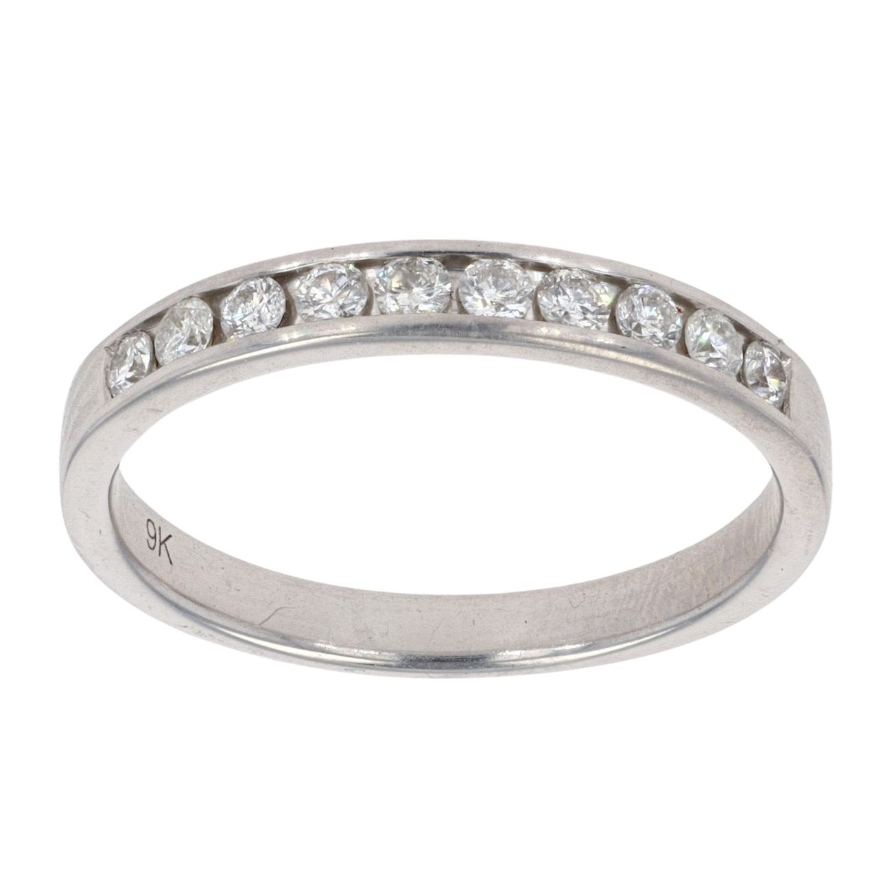 9ct White Gold 0.25ct Diamond Eternity Ring
