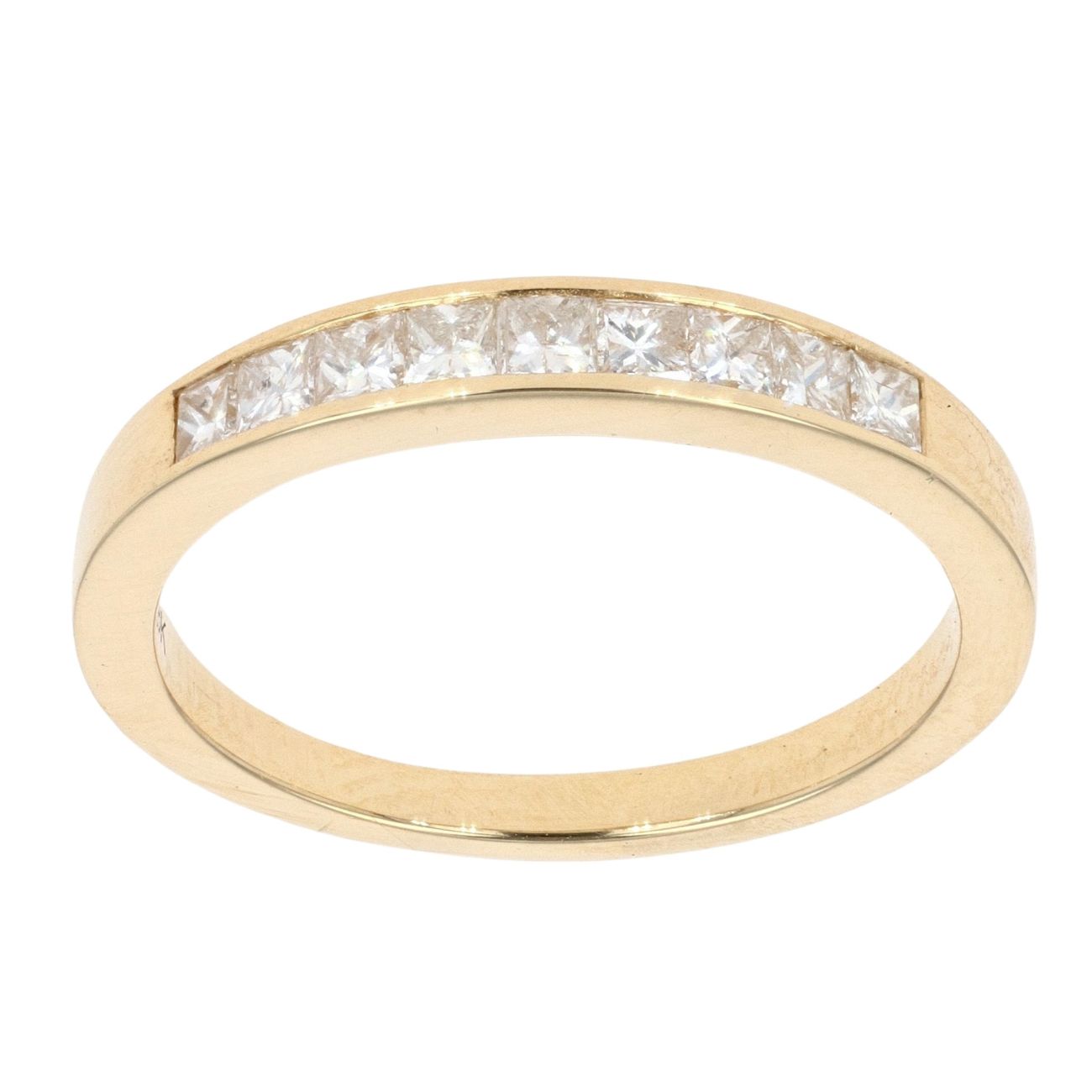 18ct Yellow Gold Diamond Eternity Ring by Anya Belle