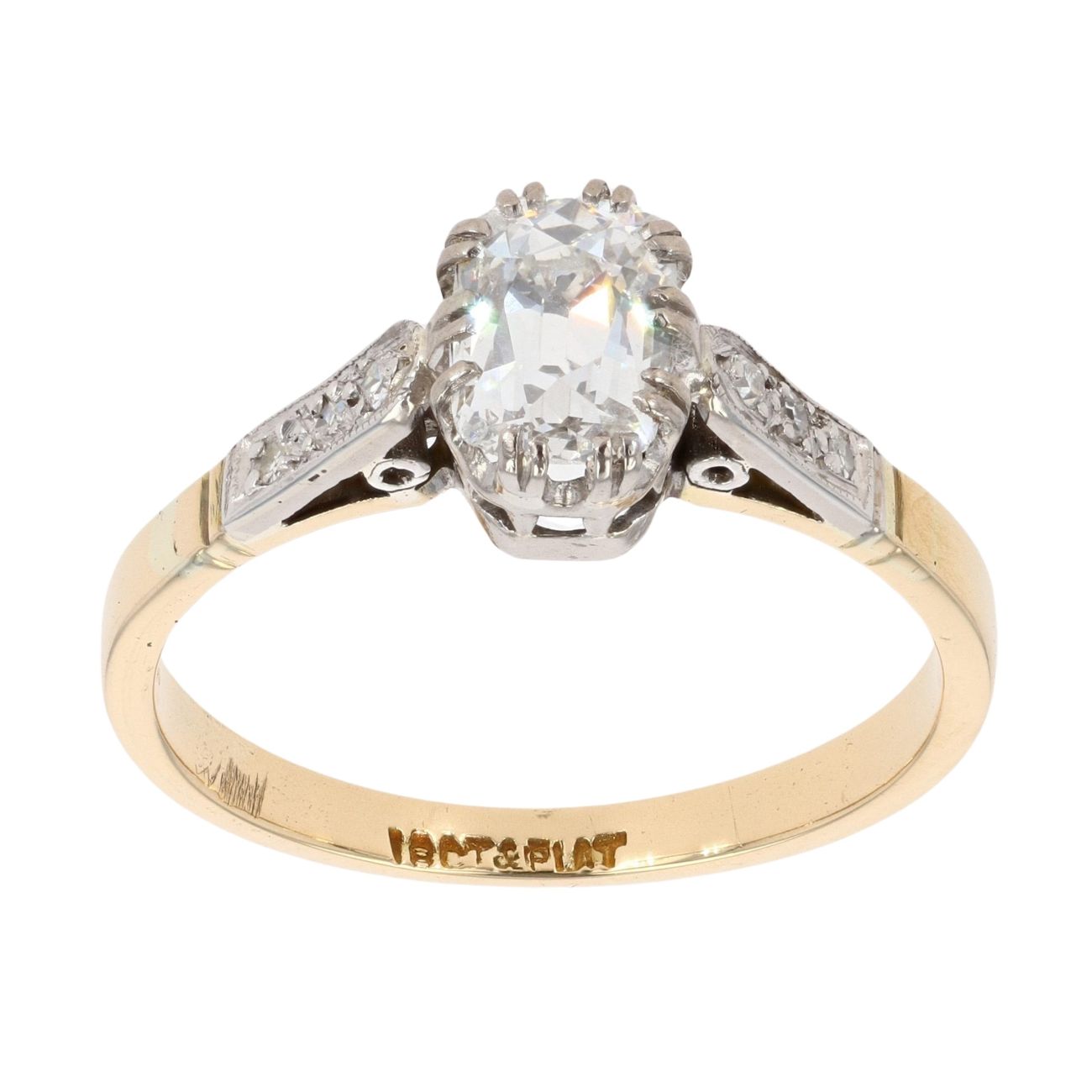 18ct Yellow Gold 0.60ct Brilliant Cut Diamond Solitaire Ring