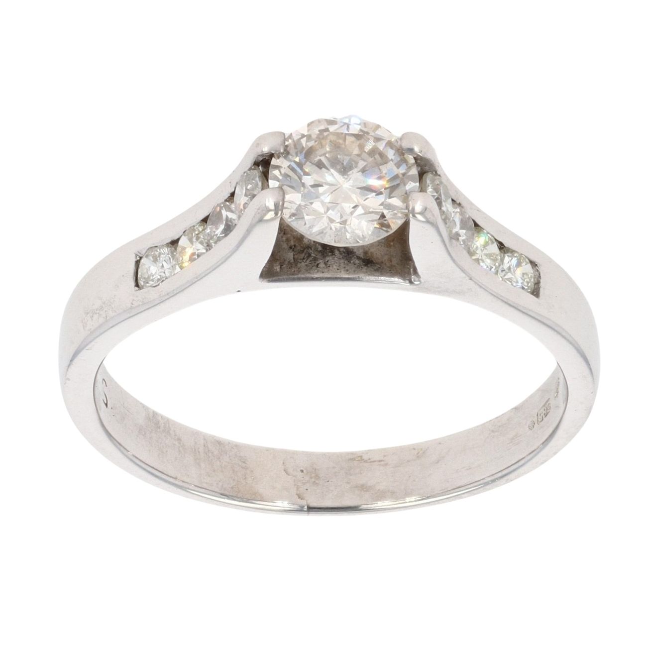 14ct White Gold 0.70ct Diamond Solitaire Ring