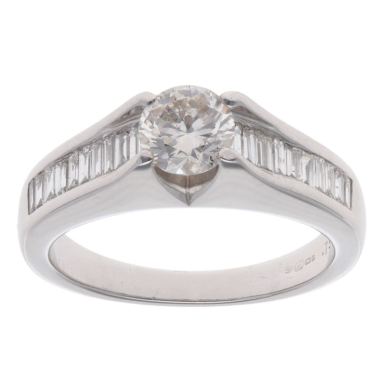 18ct White Gold 0.75ct Diamond Solitaire Ring